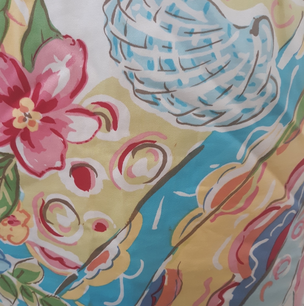 Talbots cotton Tropical Pencil skirt sz 8 *C4 - Picture 6 of 6